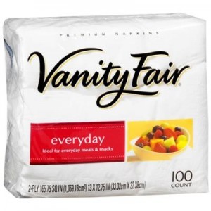 Vanity Fair napkins