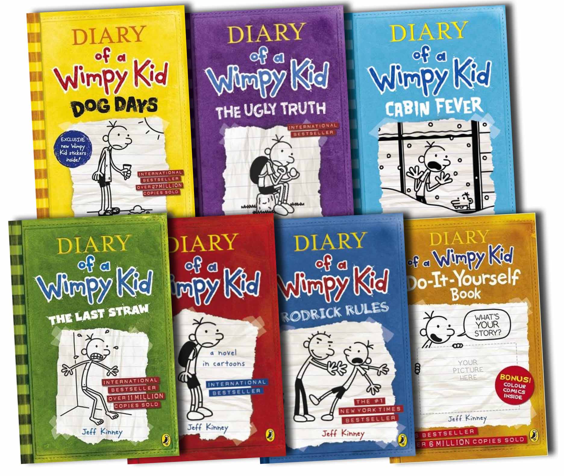 diary of a wimpy kid all books