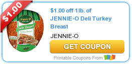 New Printable Coupon: $1.00 off 1lb. of JENNIE-O Deli Turkey Breast