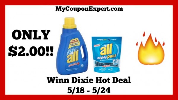 All Detergent Winn Dixie Deal