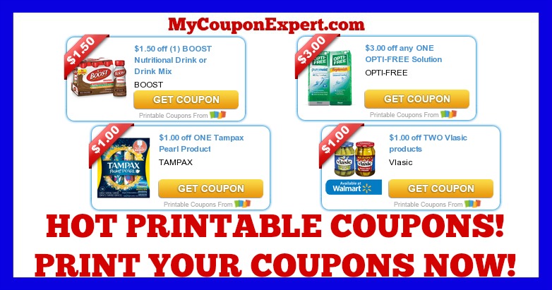 Check These Coupons Out & Print NOW! Tampax, Jimmy Dean, Olay, Boost