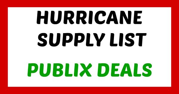 Printable Checklist Of Hurricane Supplies