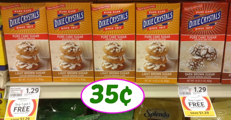 LOOK!! Dixie Crystals Box Sugar Only 35¢ at Winn Dixie!