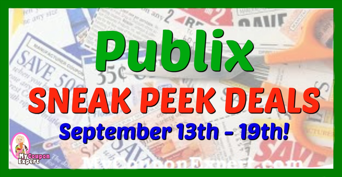 Publix SNEAK PEEK DEALS September 13th - 19th!