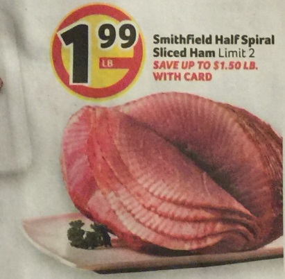 smithfield spiral ham