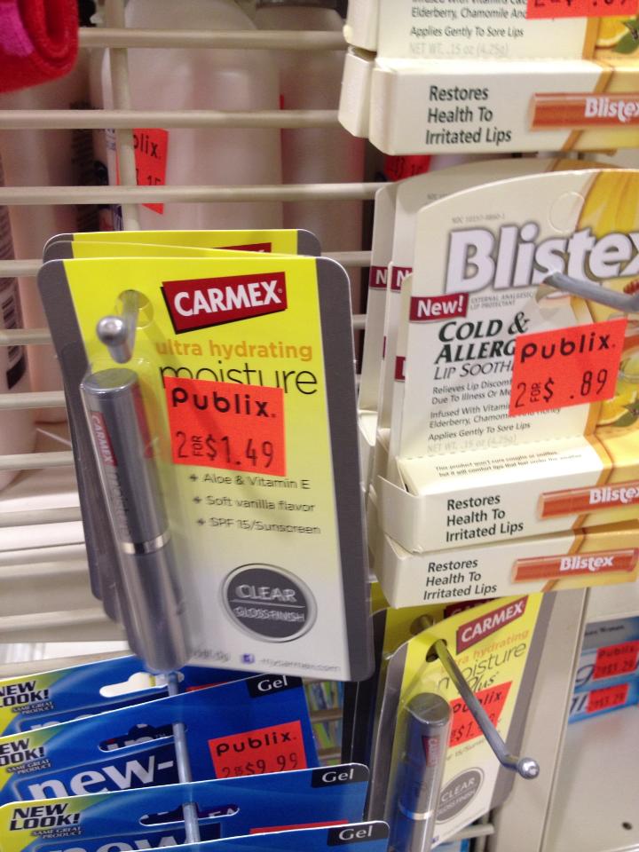 FREE Carmex found at Publix!!  Check this out!