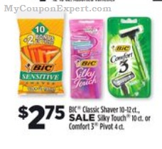 FREE Bic Razors!!  Check this out!!