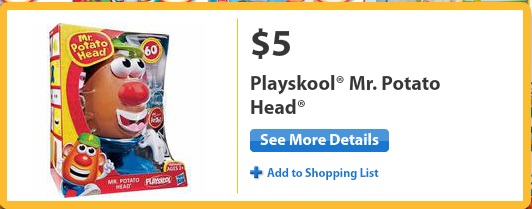 Mr. Potato Head deal at Walmart!!