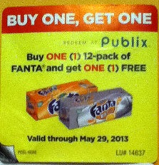 SWEET FANTA or GINGER ALE DEAL at Publix this week!!