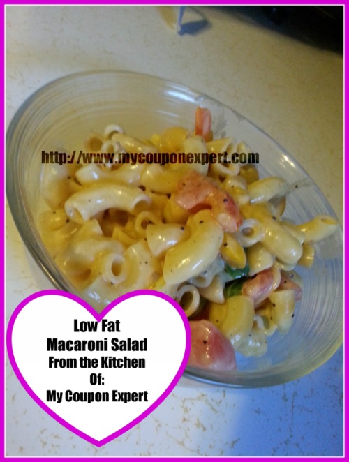 Thrifty but HEALTHY Pasta Salad Recipe for Memorial Day!
