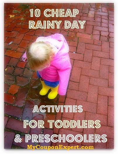 Rainy Day ideas for Toddlers and Pre-Schoolers!!