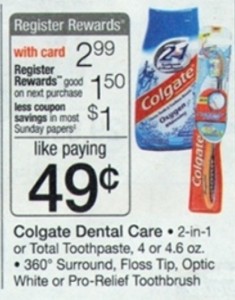 colgate walgreens deal