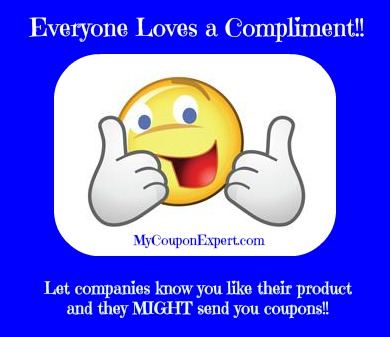 Contacting companies for coupons!!  Nice BIG list!!