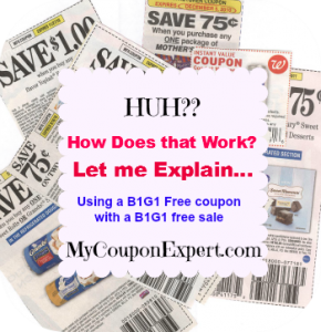 Caroline’s Coupon Tips: How to use a B1G1 Free coupon with a BOGO Sale