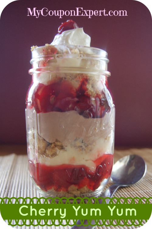Thrifty Thursday – Mason Jar Cherry Yum-Yum!!