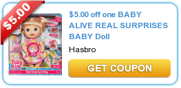 Toy Coupons – Marvel, Baby Alive, Nerf, and More