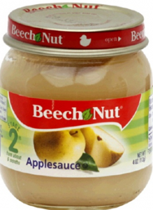 beech nut stage 2 jar apple sauce