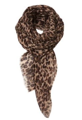 WOW!  Pretty Leopard print scarf for $2.99 shipped!!!