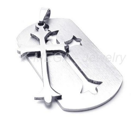 Men’s Cross Pendant and Chain $6.98 shipped!!