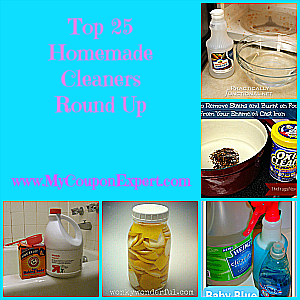 Top 25 Homemade Cleaners Round Up