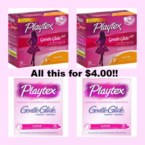 PUBLIX:  Hot Deal on Playtex Tampons starting 10/10!!!