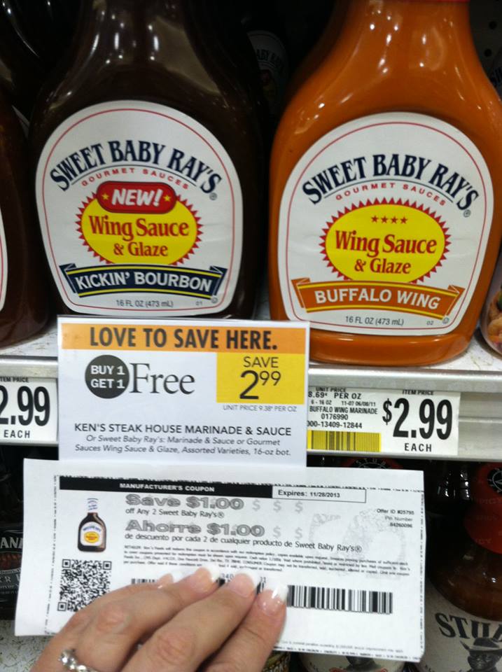 Sweet Baby Ray Sauce Only $1.00 at Publix Until 11/6