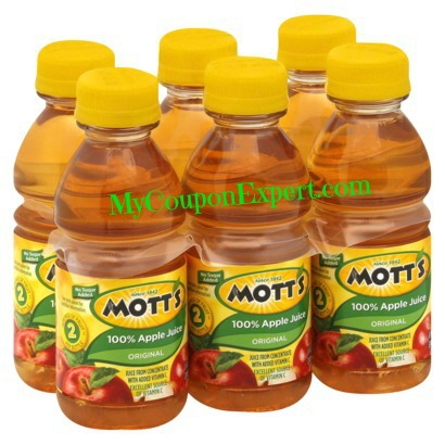 PUBLIX:  Great deal on Mott’s Apple Juice 6 packs!