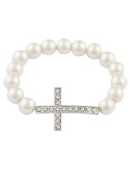3 Pearl Cross Bracelets Only $4.90 Shipped
