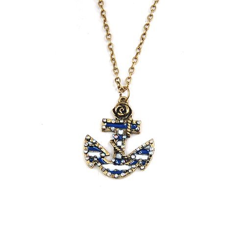 Vintage Anchor Necklace Only $2.47