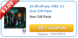 $3.00 Off Axe Gift Pack Coupon
