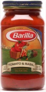 barilla sauce jar