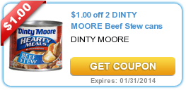 New Printable Coupons: Dinty Moore, Advil, Quilted Northern, and More
