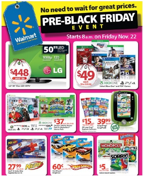 Walmart Pre-Black Friday Blitz Complete List!!  HURRY!!