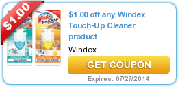 $1.00 Off Windex Touch-Up Cleaner Coupon