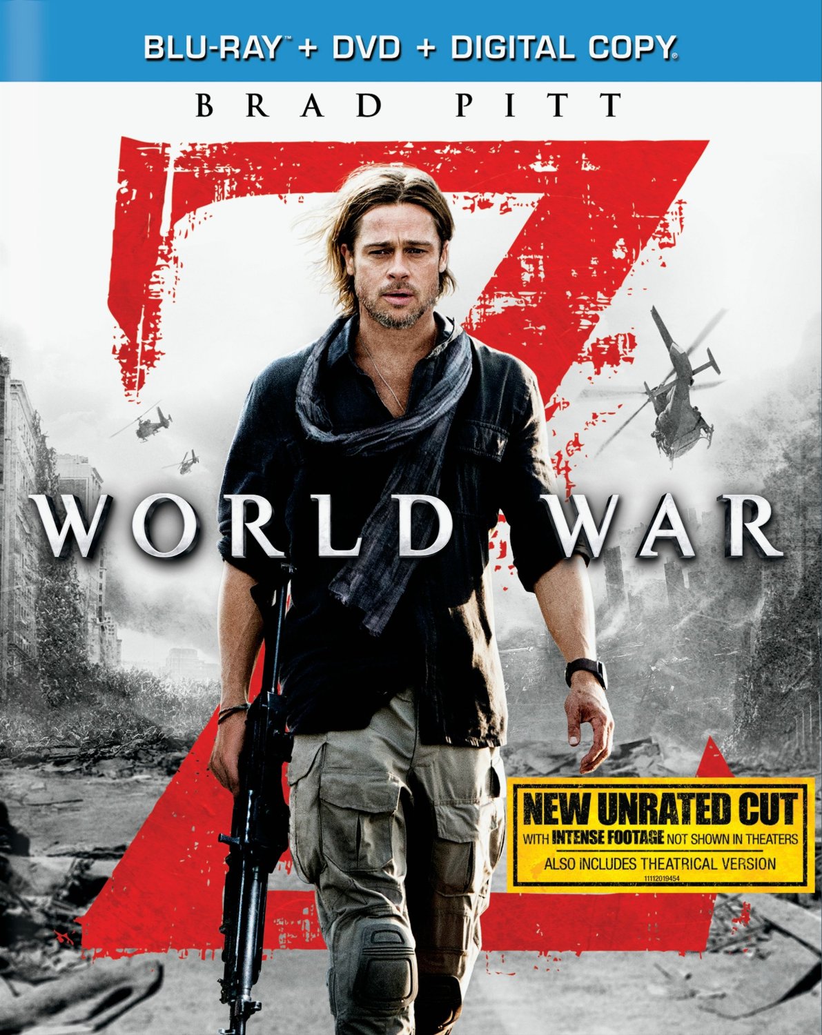 World War Z (Blu-ray + DVD + Digital Copy) Only $7.99 Shipped – 80% Savings