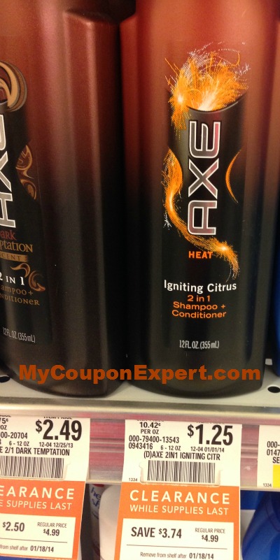 PUBLIX:  Possible HOT DEAL on Axe Hair Products!