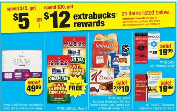 HOT DEAL on SlimFast and other diet items at CVS starting 1/5/14!!