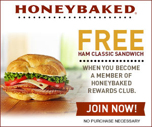 Free Classic Ham Sandwich at HoneyBaked Ham