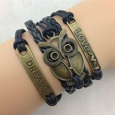 Love & Dream Owl Bracelet Only $3.36 Shipped