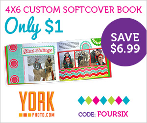 4X6 Custom Softcover Photo Book Only $1.00 + 40 Photo Prints