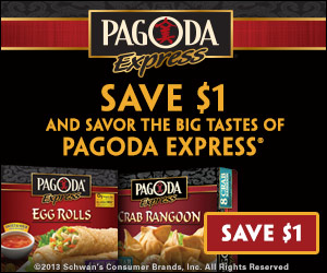 Save $1.00 on Pagoda Express