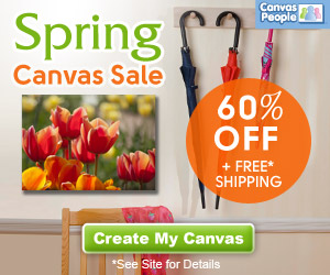 60% Off All Canvases + Free Shipping