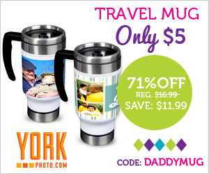Personalized Travel Mug Only $5.00 – 70% Savings