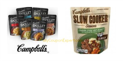 Campbell’s Slow Cooker or Skillet Sauce Only $0.50 at Publix 4/3 ONLY