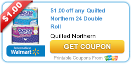 New Printable Coupon: $1.00 off any Quilted Northern 24 Double Roll