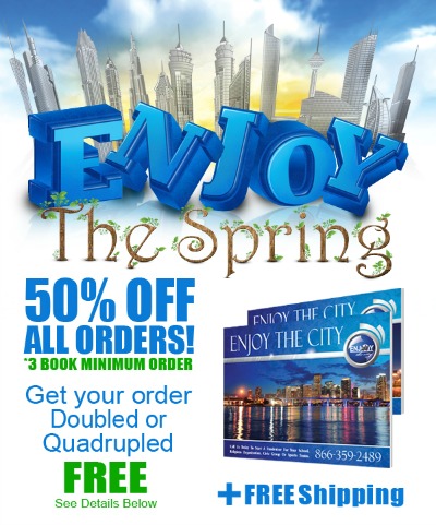 NEW Enjoy the City Book Deal!  TEN DAY SALE!!  Hurry!