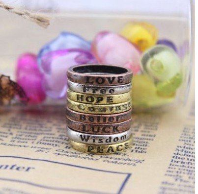 8 Piece Vintage Ring Set Only $1.35 Shipped
