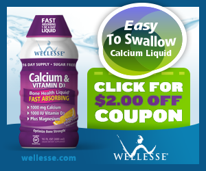 Printable Coupon: $2.00 Off Wellesse Calcium and Vitamin D3 Liquid