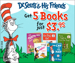 5 Dr. Seuss Books + Activity Book Only $3.95 Shipped