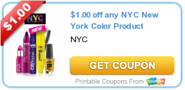 New Printable Coupon: $1.00 off any NYC New York Color Product